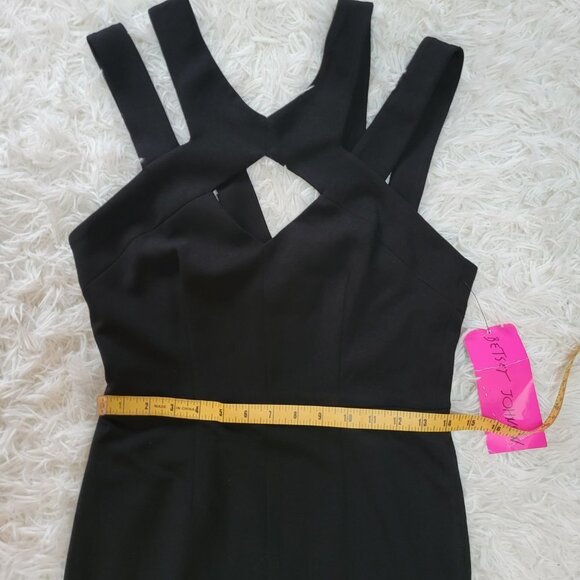 NWT Betsey Johnson Black Dress - Size 6 - Picture 8 of 11